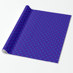 Chique Polka Dot Wrapping Papier: Twee Blues Cadeaupapier
