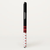 Chique Polka Dots en Bow iPhone X Hoesje (Achterkant / rechts)