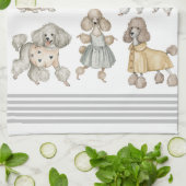 Chique Poodle Doodle Hond Theedoek (Gevouwen)