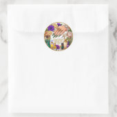 Chique Poolse Luxe Vibe Sticker💅✨💎 Ronde Sticker (Tas)