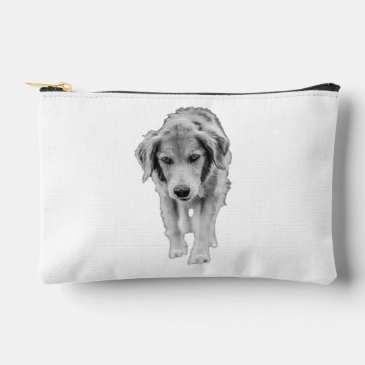 Chique Pouch met Jonge Retriever Etui (Voorkant)