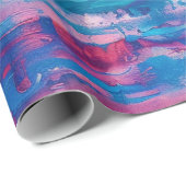 Chique Premium Whimsical Monogram Meisjesuitstap F Cadeaupapier (Rol Hoek)