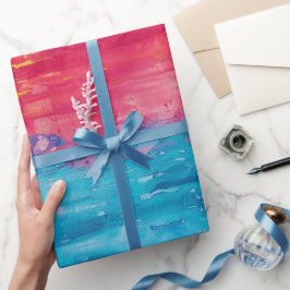 Chique Premium Whimsical Monogramme Meisjesuitstap Cadeaupapier