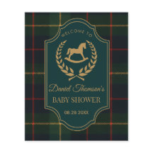 Chique Preppy Teddydbeer Baby Shower
