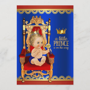 Chique Prince Baby Borrel Kaart