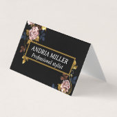 Chique  professioneel Gevouwen Visitekaartje (Voorkant)