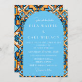 Chique Psychedelische Zomer Groovy Kaart (Voorkant / Achterkant)