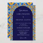 Chique psychedelische zomer liefde kaart (Voorkant / Achterkant)