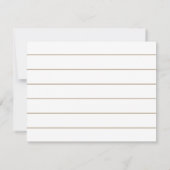 Chique raam bruiloft uitstel wijzig de datum aankondiging (Achterkant)