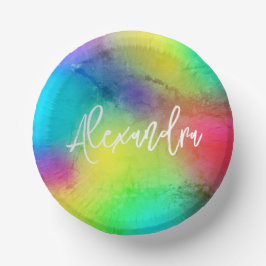 Chique Rainbow Kleurrijke Levendige Custom Papieren Kommen