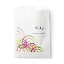 Chique regenboog spiralen gepersonaliseerd