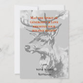 Chique rendier Classic Fun Christmas (Achterkant)