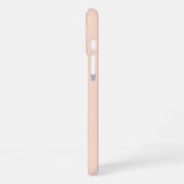 Chique Retro Monogram Script Roze Cute Trendy iPhone Hoesje (Linkerkant)