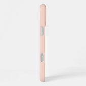 Chique Retro Monogram Script Roze Cute Trendy iPhone Hoesje (Rechterkant)