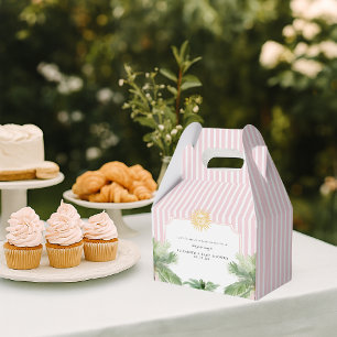 Chique Retro Palm Springs Baby Shower  Bedankdoosjes