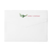 Chique rode Holly verlaat kerstvakantie (Achterkant)