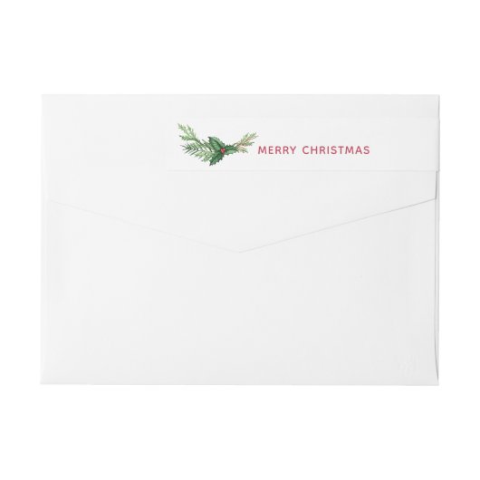 Chique rode Holly verlaat kerstvakantie (Achterkant)