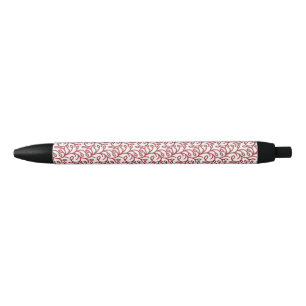 Chique rode patroon dagelijkse tas zwarte inkt pen