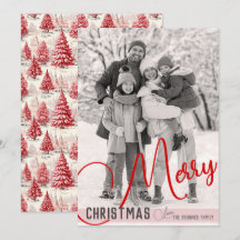  chique rode & roze kerstbomen één foto