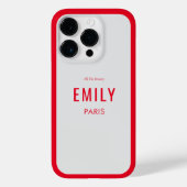 Chique rode schoonheid / Mode branded Case-Mate iPhone Case (Achterkant)