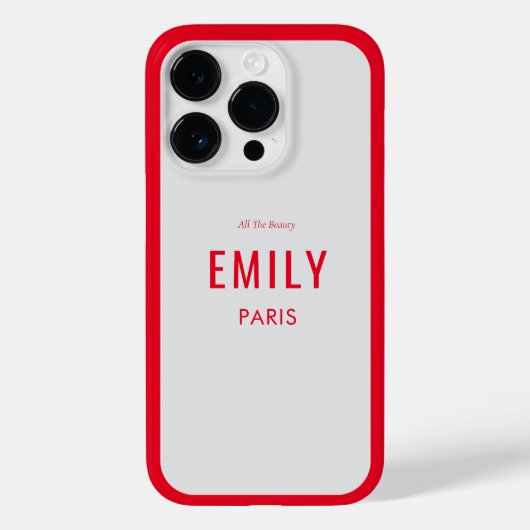 Chique rode schoonheid / Mode branded Case-Mate iPhone Case (Achterkant)