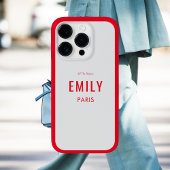 Chique rode schoonheid / Mode branded Case-Mate iPhone Case