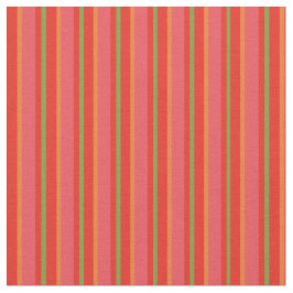 Chique rode veld papavers snazzy gestreepte stof