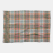 Chique Roest Kleur Invloed Plaid Theedoek (Horizontaal)