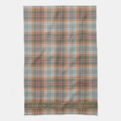 Chique Roest Kleur Invloed Plaid Theedoek (Verticaal)