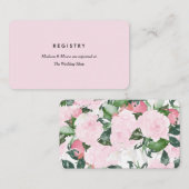 chique Romance | Register-Kaart Informatiekaartje (Voorkant / Achterkant)