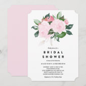 chique Romance | Uitnodiging voor bruidsdouche (Voorkant / Achterkant)