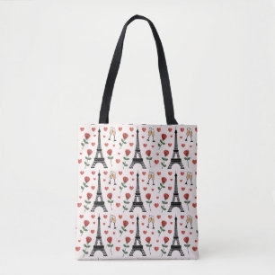 Chique Romantisch Parijs Frankrijk Eiffeltoren & R Tote Bag