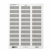 Chique Romantisch Witte Madeliefje Adreslabel Etiket (Full Sheet)