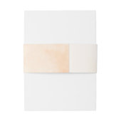 Chique romantische blush roze Waterverf bruiloft Uitnodigingen Wikkel (Achterkant Voorbeeld)