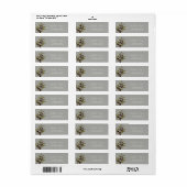 Chique Romantische Olijftak Adreslabel Etiket (Full Sheet)