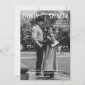  chique romantische oude geld bruiloft kaart (Voorkant)