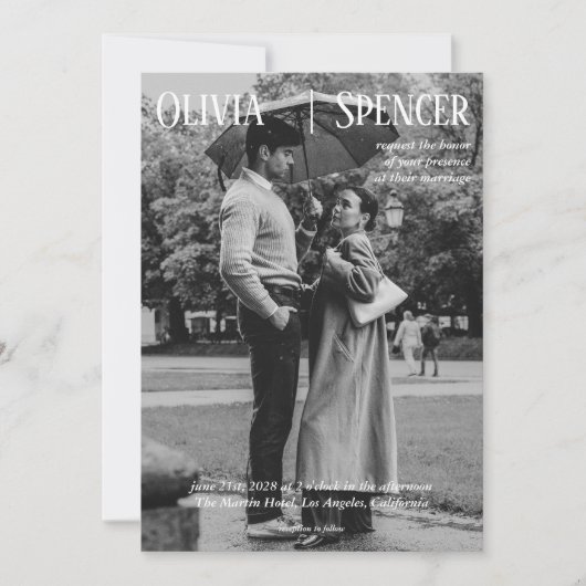  chique romantische oude geld bruiloft kaart (Voorkant)