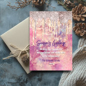 Chique roos blush roze druppels kerst nieuwjaar