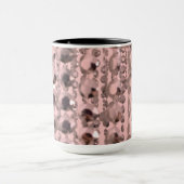 Chique Roos Blush snaarkralen gepersonaliseerd Mok (Midden)