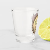 Chique Roos Fabulous 40th Verjaardag Gepersonalise Shot Glas (Links)