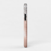 Chique Roos Gouden Folie Faux Glitter Hot Roze Mon Case-Mate iPhone Case (Achterkant/rechts)