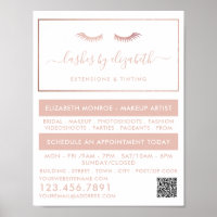 Chique Roos Gouden Folie Wimpers Beauty Make-up Ar