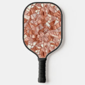 Chique Roos Gouden Glam Tegels Pickleball Paddle (Achterkant)