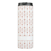 Chique Roos goudfolie Tribal Arrows | Jouw namen t Thermosbeker (Achterkant)