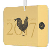 Chique Rooster Chinees Nieuwjaar 2017 Monogram Aut Luchtverfrisser (Links)
