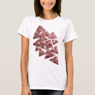 Chique Roze ABSTRACTE KUNST Grafisch ontwerp T-shirt