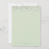 Chique roze bloemenbruids jurk Vrijgezellenfeest b Kaart (Achterkant)