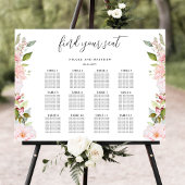 Chique roze blush, Roos gouden bruiloft zitgrafiek Poster