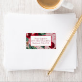 Chique  roze 'Cherry Pop' Etiket (Insitu)