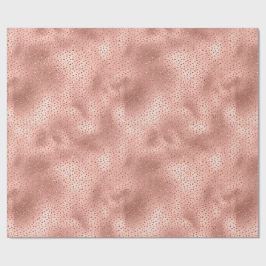 Chique roze Confetti Cadeaupapier (Vlak)